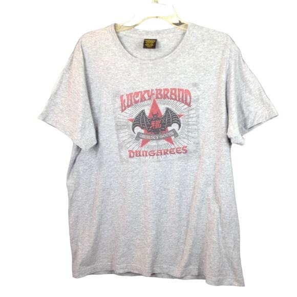 Lucky Brand Quality Fit Dungarees Crewneck Short Sleeve T-Shirt Size M - Picture 1 of 6